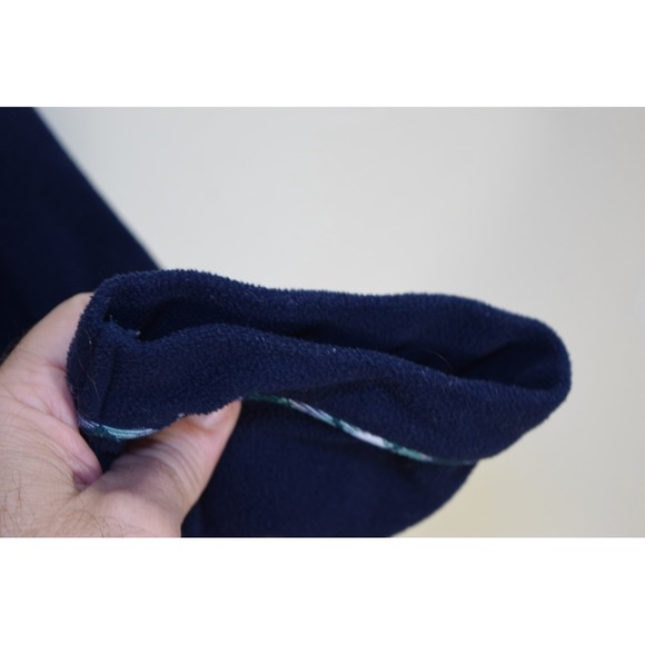 2014 Janie & Jack Belted Bath Robe Boys Size L 10 12 Blue Bathrobe - Picture 6 of 11